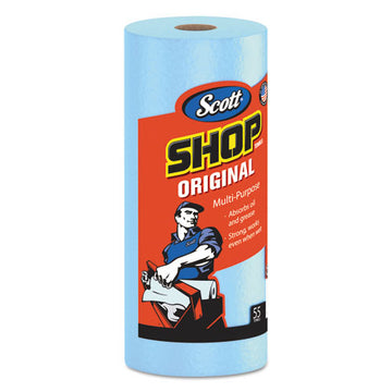Scott® Shop Towels, Standard Roll, 10.4 X 11, Blue, 55-roll, 30 Rolls-carton freeshipping - TVN Wholesale